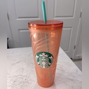 Pink Swivel Starbycks Tumbler